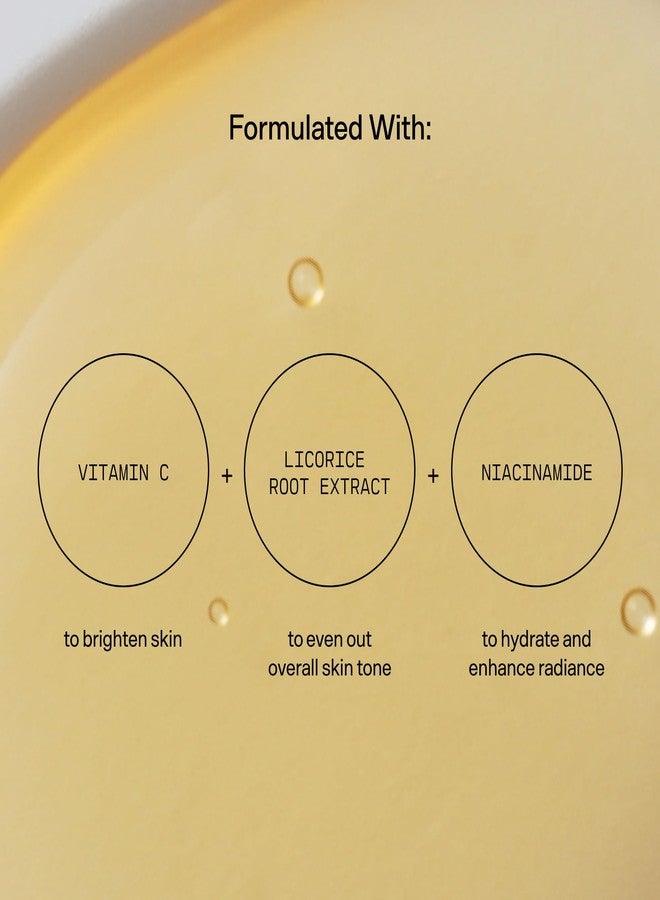 Versed Weekend Glow Vitamin C Serum for Face - Hydrating Face Serum with Niacinamide, Licorice Root & Vit C (1 fl oz) - Image 3